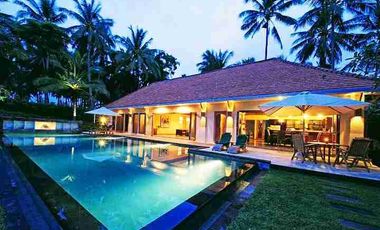 Villa Mewah Tepi Pantai Soka Tabanan 6KT SHM Lengkap