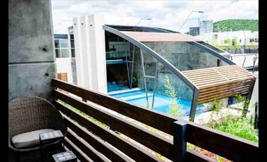 RENTA DE DEPARTAMENTO EN JURIQUILLA AMUEBLADO MODERNO CON ROOF GARDEN padre