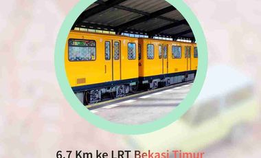 Dijual Rumah Baru Dekat Kota Bekasi Timur, 2 LANTAI, Mewah, Harga Murah, Bisa KPR