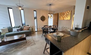 Departamento Nuevo en venta Zakia, Planta Alta | 2 recamaras, área TV | Alberca, Gimnasio, Jardín
