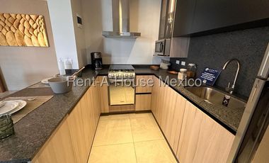 Departamento Nuevo en venta Zakia, Planta Alta | 2 recamaras, área TV | Alberca, Gimnasio, Jardín