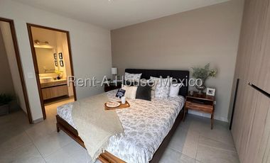 Departamento Nuevo en venta Zakia, Planta Alta | 2 recamaras, área TV | Alberca, Gimnasio, Jardín