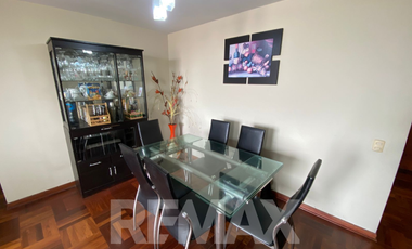 DEPARTAMENTO SEMI AMOBLADO EN VENTA EN CONDOMINIO SEGURO – 84 m² + COCHERA.
