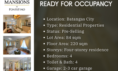 Upscale 4-Storey House in Batangas City