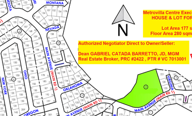 RUSH Sale Metrovilla Mapulang Lupa  177 Sqm Lot Area, 200 Sqm Old House, 4 BR, 2 T&B Valenzuela City