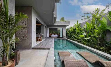Di jual Vila Modern siap huni 3 bedroom kawasan strategis dekat pantai Jimbaran