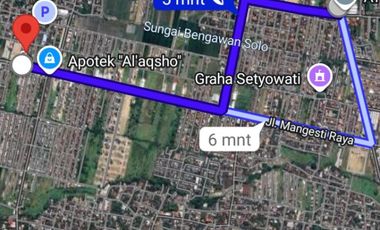 Dijual Ruko Strategis Lokasi Baki, Sukoharjo Luas 44m2