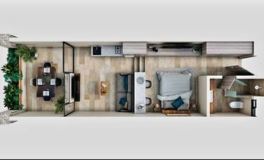 Se Vende Studio en Syrena Playa del Carmen