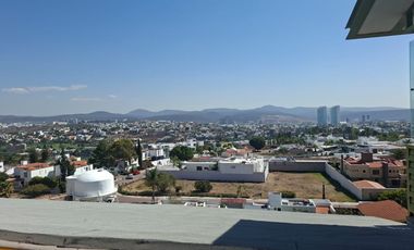Departamento renta Juriquilla Querètaro amueblado paradisiacaa vista panoramica amueblado