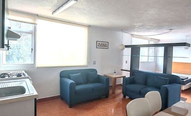 ESTUDIO AMUEBLADO EN RENTA, SOBRE MIGUEL ANGEL DE QUEVEDO