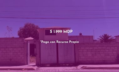 Casa en venta con terreno excedente, zona Pachuca, Plaza Q. El Saucillo