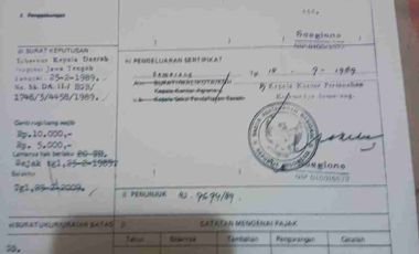 Jual Rumah Butuh di Semarang jalan Merbau Raya luas 365 m2