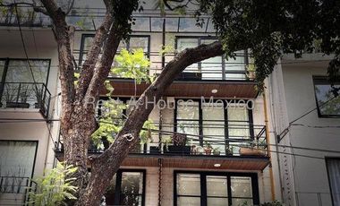 Casa en Condominio a Estrenar con Balcón, Terraza y Roof en Colonia Condesa, calle Mazatlán, Benito Juárez #25-3263 AVC
