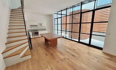 Casa en Condominio a Estrenar con Balcón, Terraza y Roof en Colonia Condesa, calle Mazatlán, Benito Juárez #25-3263 AVC