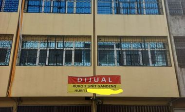 Komplek Ruko 56 Taman Sari, Jual/Sewa, 2 ruko gandeng (bisa 4 ruko)