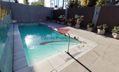 Hermoso Departamento Piso 14, con 2 Dormitorios, 1 Baño, Bodega, Estacionamiento, Comuna de La Cisterna.