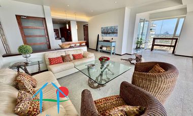 Departamento de playa, con vista al mar, en renta vacacional para 8 personas