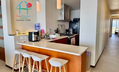 Departamento de playa, con vista al mar, en renta vacacional para 8 personas