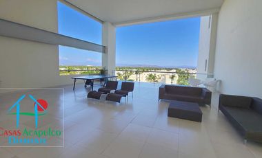 Departamento de playa, con vista al mar, en renta vacacional para 8 personas