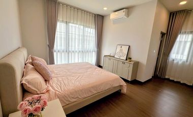 For Rent ​​​​The City Bangna L Size, Luxury detached house, New project, Next to Mega-Bangna. Brand new house best location close to the clubhouse