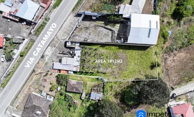 Terreno en venta en avenida sector Belén a pocos metros del redondel del Plateado