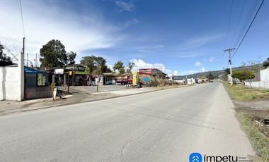 Terreno en venta en avenida sector Belén a pocos metros del redondel del Plateado