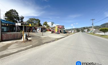 Terreno en venta en avenida sector Belén a pocos metros del redondel del Plateado