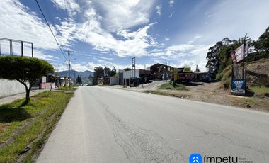 Terreno en venta en avenida sector Belén a pocos metros del redondel del Plateado