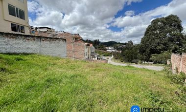 En venta lote de terreno en Atamer a pocos pasos del centro de la ciudad de Loja