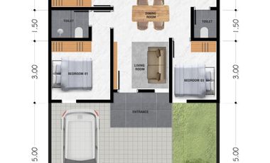Rumah minimalis murah 3 kamar tidur