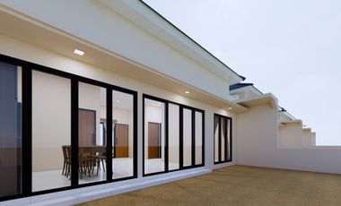 Rumah tanah luas dan 3 kamar tidur