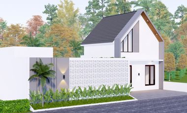 Rumah villa 900 jutaan dengan kolam pribadi dekat kampus UMY