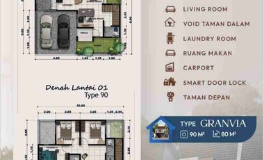 JUAL RUMAH 350 JUTA di KUDU SOLOBARU Type 40/66