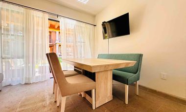 Departamento con muebles PB, con Jacuzzi privado.