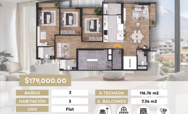 Departamento venta en Cayma, Arequipa