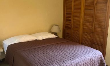 REFORMA, RENTO CASA EN CONDOMINIO AMUEBLADA POR AÑO, VIGILANCIA
