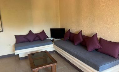REFORMA, RENTO CASA EN CONDOMINIO AMUEBLADA POR AÑO, VIGILANCIA