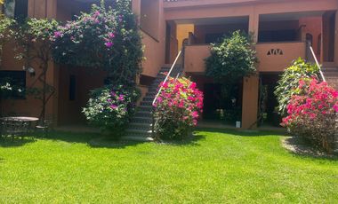 REFORMA, RENTO CASA EN CONDOMINIO AMUEBLADA POR AÑO, VIGILANCIA