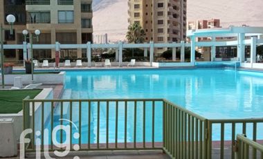 Arriendo Departamento amoblado con vista al Mar, GC Incluido