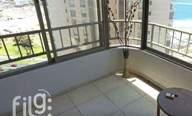 Arriendo Departamento amoblado con vista al Mar, GC Incluido