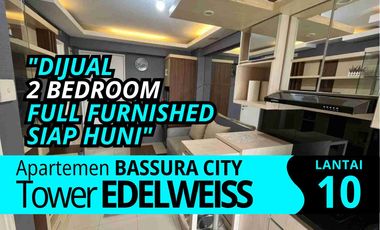 JUAL 2 Bedroom Furnished Cantik Lantai 10  Apartemen Bassura City