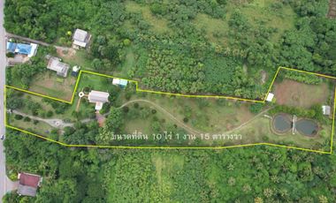 13-Rai Vacation Home with Land for Sale in Photharam, Ratchaburi | Suitable for Living or Event, Café, or Retreat Business