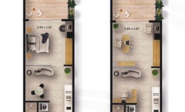 Suite de venta en planos con terraza, en Cumbaya & Tumabaco