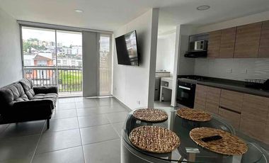 APARTAMENTO AMOBLADO FULL EQUIPADO + parqueadero privado