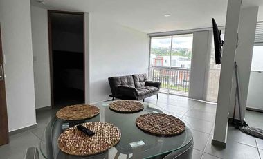 APARTAMENTO AMOBLADO FULL EQUIPADO + parqueadero privado