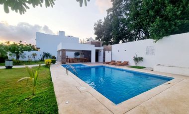Casa de 3 recámaras en renta, Privada Farallon de Pájaros, Playa del Carmen