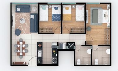 Vendo Apartamento Residencial Praderas Park, Cajamarca
