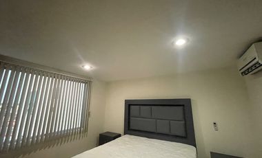 Departamento amueblado en renta. Edificio Pages Llergo y Av. Mendez, Villahermosa, Tabasco.