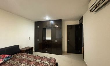 Departamento amueblado en renta. Edificio Pages Llergo y Av. Mendez, Villahermosa, Tabasco.