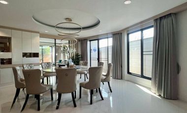 Single house for rent, Areeya Como Primo Bangna-Wongwaen, near Mega Bangna. Beautiful house, fully furnished, ready to move in.